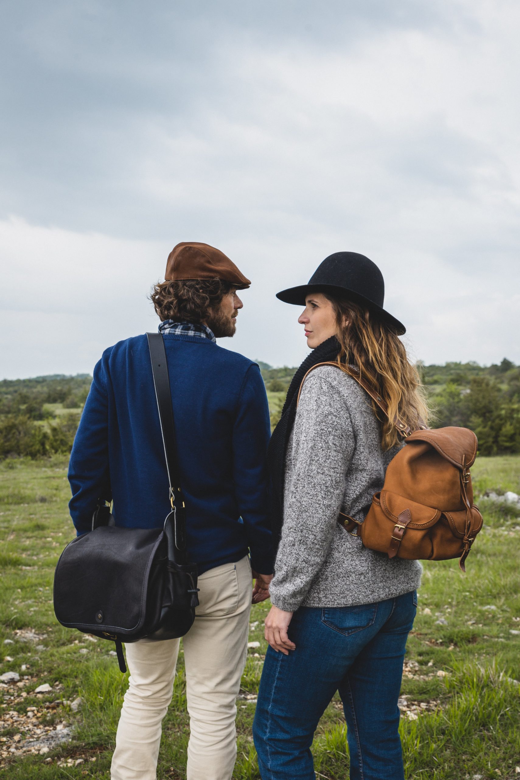 Sac en cuir artisanal francais sale